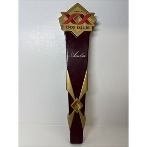 🔥Dos Equis Beer Tap Handle Knob Keg Bar Brewing Top Draft Cerveza Gold Amber